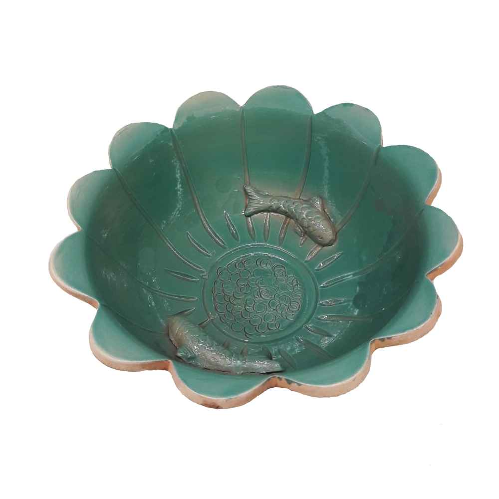 Persian Handmade Decorative Minakari Pottery Bowl Model Vania