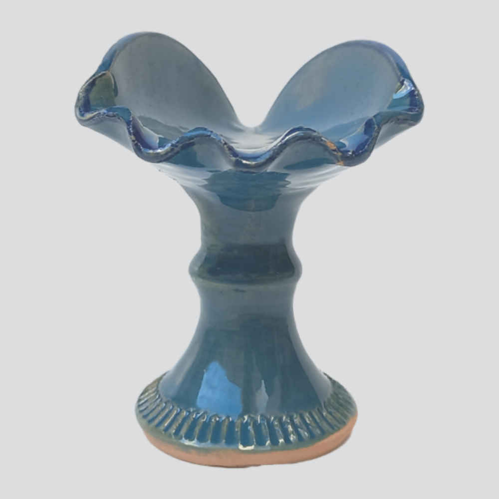 Handmade Decorative Blue Pottery Bowl Model Parya