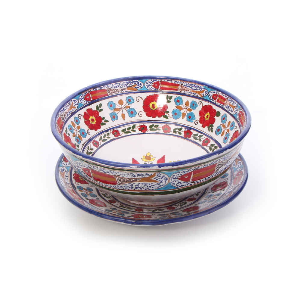 Handmade Decorative Pottery Bowl Model Mina