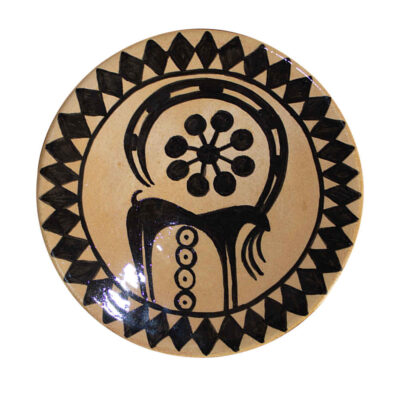 Persian Handmade Decorative Pottery Plate & Bowl Model Baastani