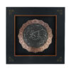 Framed Islamic Engraved Copper Art Van Yakad