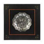 Handmade Framed Persian Engraved Copper Art Bahar