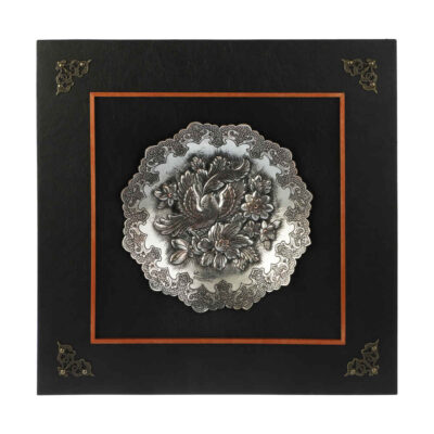 Handmade Framed Persian Engraved Copper Art Bahar