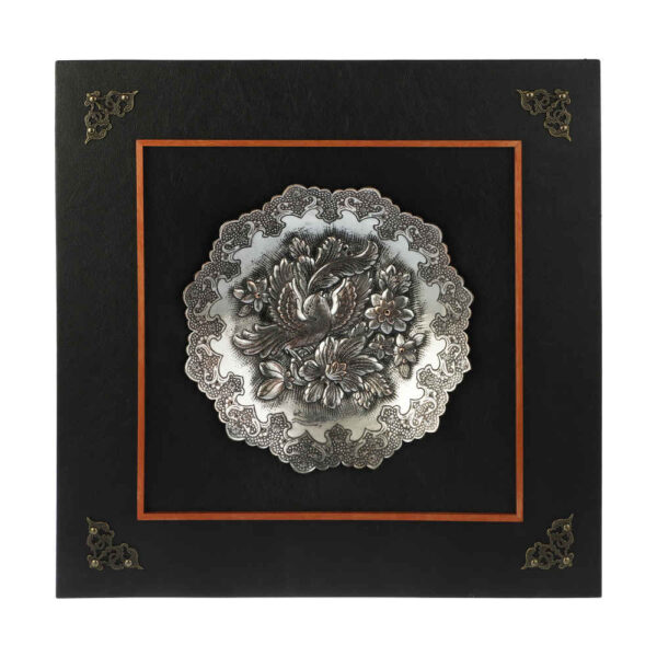 Handmade Framed Persian Engraved Copper Art Bahar