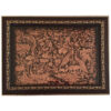 Handmade Framed Persian Engraved Copper Art Birds Zina