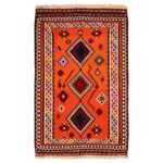 Persian Wool Kilim Rug Handwoven in Fars Traditional Aidin