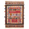 Persian Wool Kilim Rug Handwoven in Fars Traditional Atrin