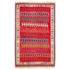 Persian Wool Kilim Rug Handwoven in Fars Traditional Elsaa