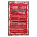 Persian Wool Kilim Rug Handwoven in Fars Traditional Elsaa