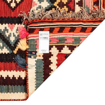 Persian Wool Kilim Rug Handwoven in Fars Traditional Maral