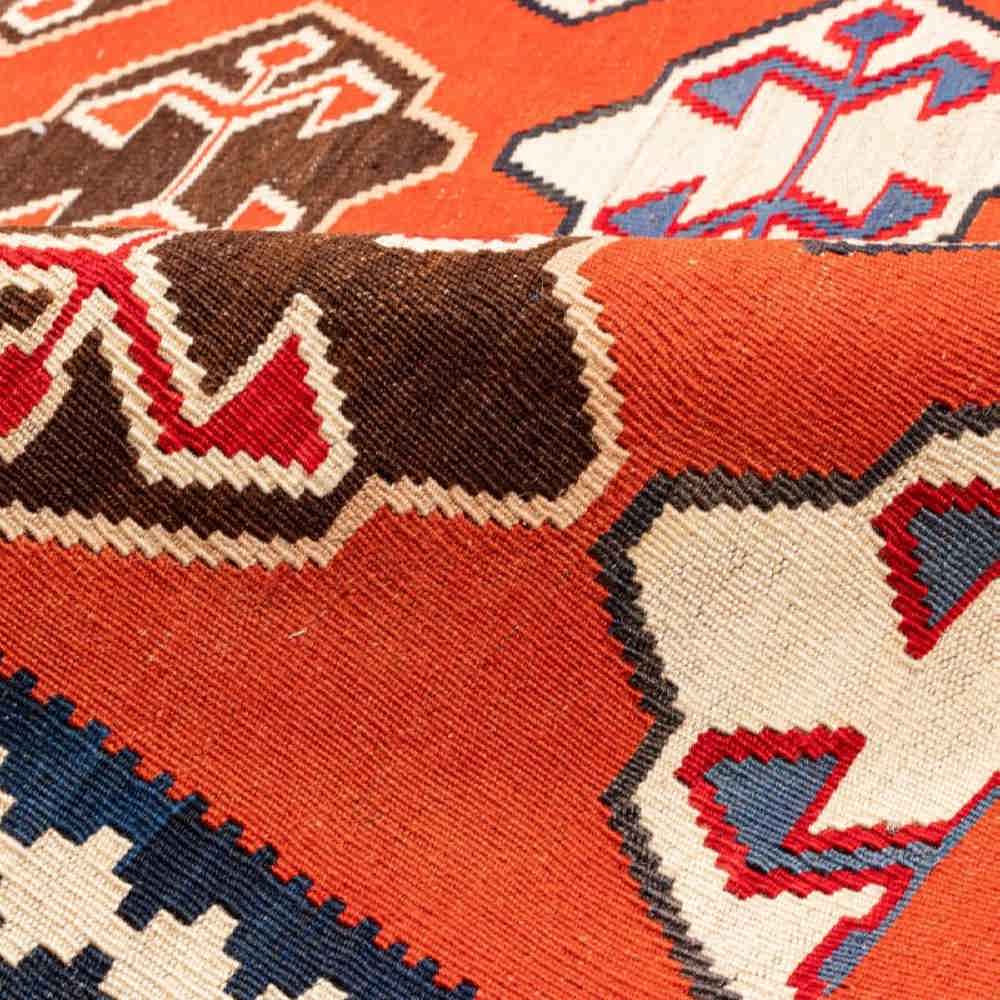 Persian Wool Kilim Rug Handwoven in Fars Traditional Yashar