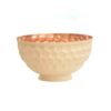 Copper Serving Bowl Suitable for Fruits and Sweets Hammered Cream