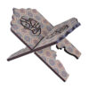 Foldable Wooden Quran Rehal Stand Holder with Al Quran Al Kareem Pattern