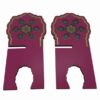 Foldable Wooden Quran Rehal Stand Holder with Geometric Islamic Pattern