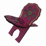 Foldable Wooden Quran Rehal Stand Holder with Geometric Islamic Pattern
