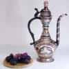 Persian Copper Rosewater Sprinkler - Minakari Enameled Hana