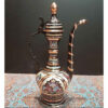 Persian Copper Rosewater Sprinkler - Minakari Enameled Hana