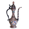 Persian Copper Rosewater Sprinkler - Minakari Enameled Hana