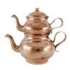 Persian Copper Double Teapot Durable and Hammered Rayan