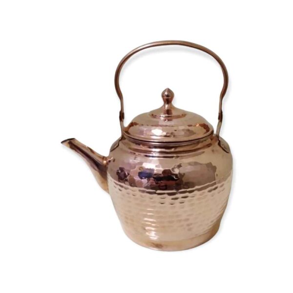 Persian Copper Tea Kettle Durable Stovetop Traditional Hammered Tanaz