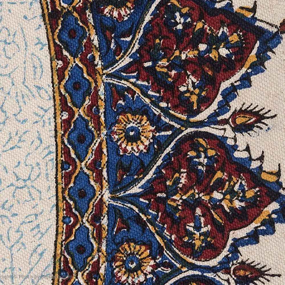 Iranian Tablecloth: Isfahan’s Traditional Kalamkari Block Print Atarian