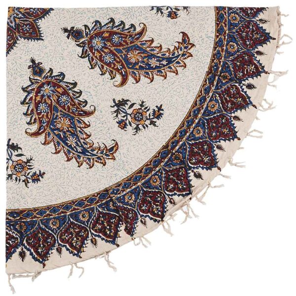 Iranian Tablecloth: Isfahan's Traditional Kalamkari Block Print Atarian