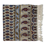 Iranian Tablecloth: Isfahan's Traditional Kalamkari Block Print Elegance Paisley
