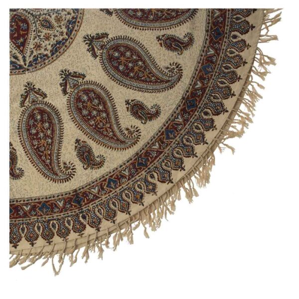 Iranian Tablecloth: Isfahan's Traditional Kalamkari Block Print Hasti