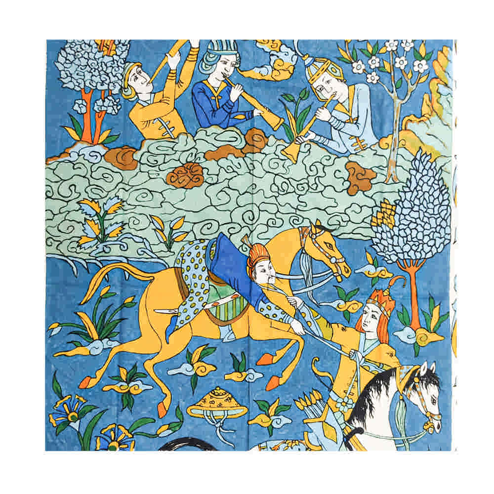 Iranian Tablecloth: Isfahan’s Traditional Kalamkari Block Print Tina