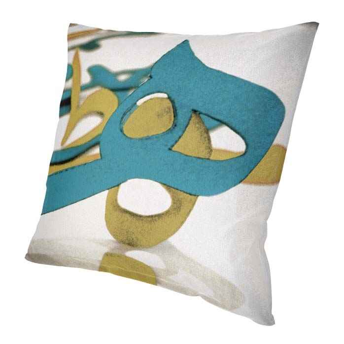 Persian Velvet Cushion Cover – Calligraphy Heh Design (Set of 2)