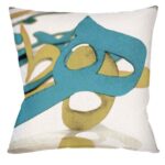 Persian Velvet Cushion Cover – Calligraphy Heh Design (Set of 2)