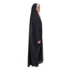 Islamic Arabic Black Chador Abaya Hejab with Sleeves for Women and Praying - Sahar