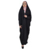 Islamic Arabic Black Chador Abaya Hejab with Sleeves for Women and Praying - Sahar