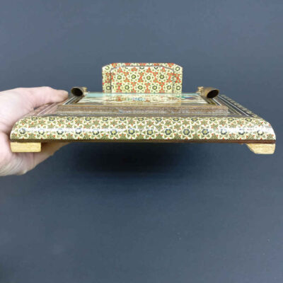 Wooden Pen Stand – Khatamkari Style, Asatiri Design