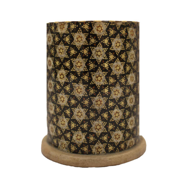 Persian Wooden Makeup Holder - Khatam Kari Enameling Art Model Khazan