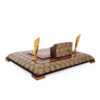 Handcrafted Persian Wooden Pen Holder for Desk - Elegance Khatamkari Art, Lux