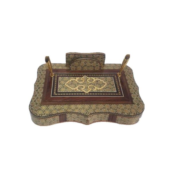 Artistic Wooden Holder – Toranj Motif with Persian Craft