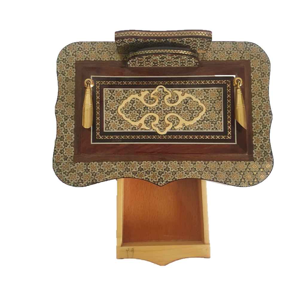 Artistic Wooden Holder – Toranj Motif with Persian Craft