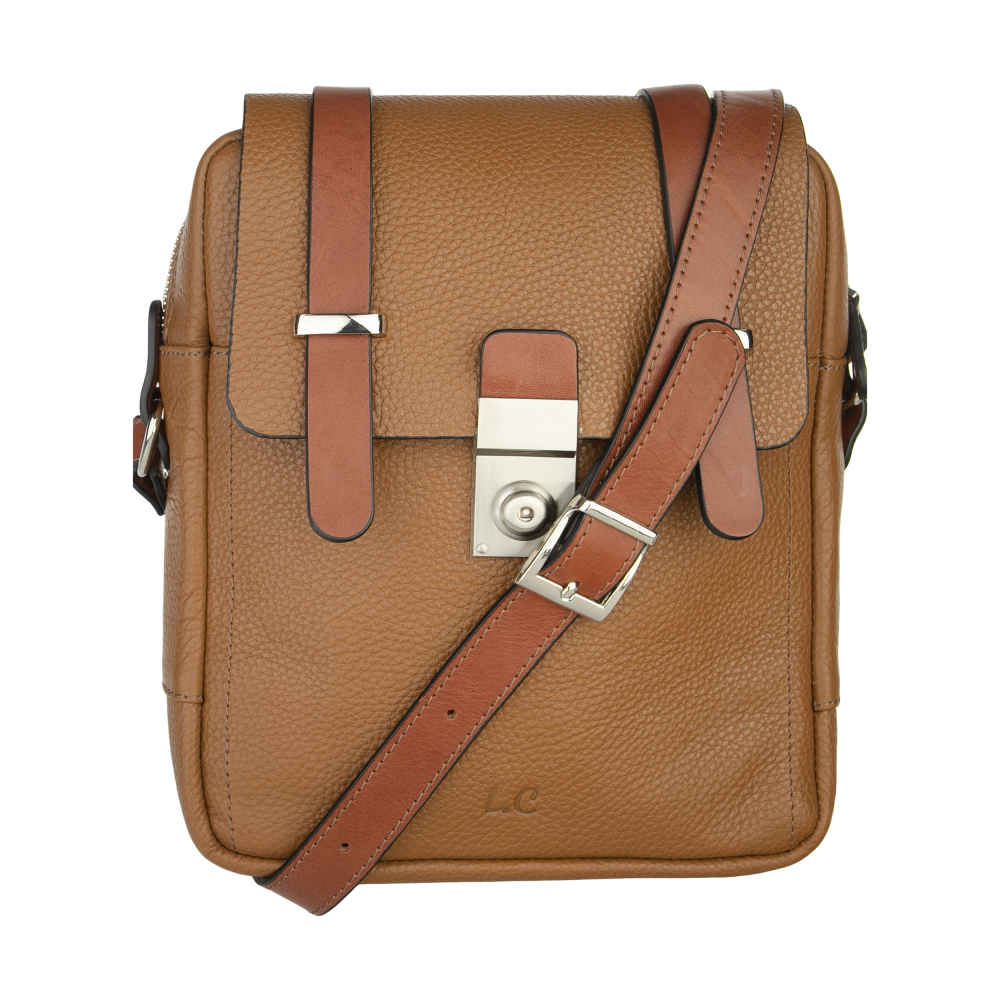 Luxurious Handcrafted Leather Crossbody Bag - Adin Edition