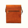 Luxurious Handcrafted Leather Crossbody Bag - Honey Edition