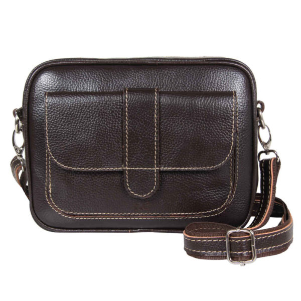 Leather Shoulder Bag Model Khazan