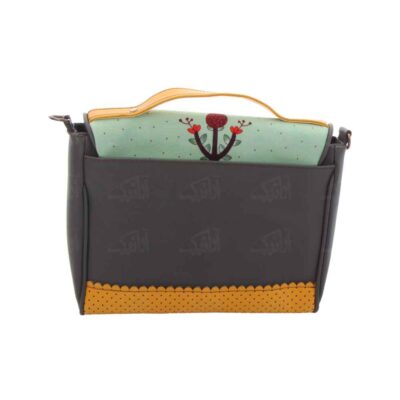 Persian Leather Crossbody Shoulder Bag – Laleh, Handcrafted Elegance