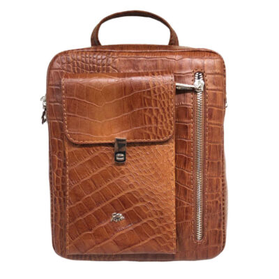 Luxurious Leather Messenger Shoulder Bag – Handcrafted Model Negar