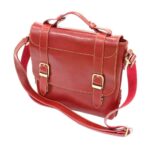 Luxurious Leather Messenger Shoulder Bag - Handcrafted Model Rozhe