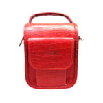 Luxurious Leather Messenger Shoulder Bag - Handcrafted Model Sorkh