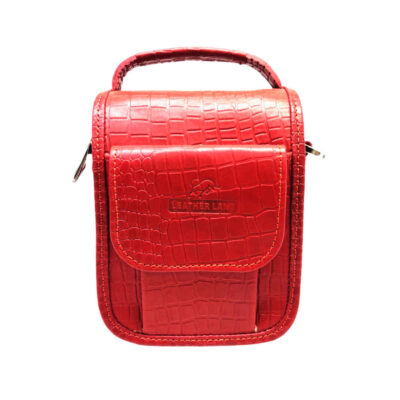 Luxurious Leather Messenger Shoulder Bag – Handcrafted Model Sorkh