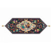 Persian Elegance Blue Velvet Table Runner Ardeshir