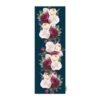 Persian Elegance Blue Velvet Table Runner Bahar