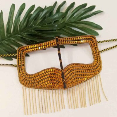 Handcrafted Battoulah Mask – Gulf Burqa Poolak Model