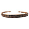 Persian Copper Bracelet Affirmation - Farvahar
